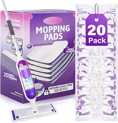 Mop Pads Refills for Swiffer Power Mop: 20 Pcs 