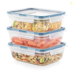 Snapware Plastic Total Solution 3-Pack (8.5-Cup) Food Storage Containe