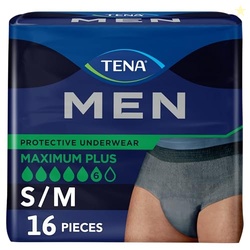 TENA Incontinence Underwear for Men, Protective, Maximum Plus Absorben