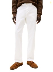 Tommy Hilfiger Men's Chino Pants Custom Fit, Bright White 30x34