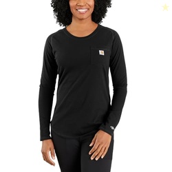 Carhartt Women's Force Relaxed Fit Midweight Long-Sleeve Pocket T-Shir