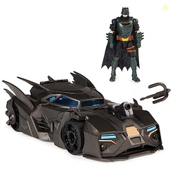 DC Comics, Crusader Batmobile Playset with Exclusive 4-inch Batman Fig