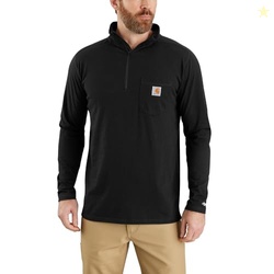Carhartt Men's Force Relaxed Fit Midweight Long-Sleeve Quarter-Zip Moc