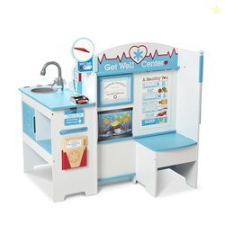 Melissa & Doug Wooden Get Well Doctor Activity Center - Waiting Room, 