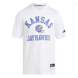adidas Men's Kansas University Tailgate Jersey, White/Kansas Universit