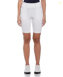 PGA Tour Womens 9.5 Pull-On Golf Shorts with Tummy Control, Performanc
