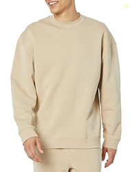 Amazon Essentials Men's Oversized-Fit Crewneck Sweatshirt (Available i