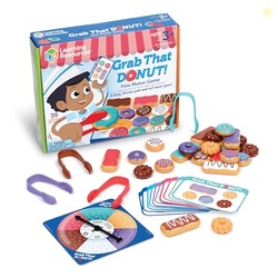 Learning Resources Grab That Donut! Fine Motor Game - Toddler Food Bak