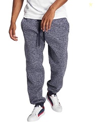 Southpole Men's Fleece Jogger, Navy(Marled), X-Small
