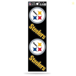 Rico Industries NFL Die Cut 4-Piece The Quad Sticker Sheet, Pittsburgh