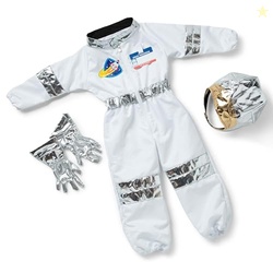Melissa & Doug Astronaut Costume, Pretend Play Dress Up Set (5-Pc) Jum