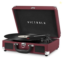 Victrola Journey Bluetooth Portable Suitcase Record Player  with Built