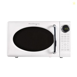 Nostalgia Retro Microwave Oven - 0.7 Cu Ft, 700-Watt Countertop Size w