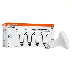 Sylvania ECO LED Light Bulb, BR30, 65W=10W, 7 Year, 650 Lumens, Froste