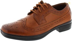 Deer Stags Boys' Ace Dress Comfort Wingtip Oxford / Luggage / 11 Littl