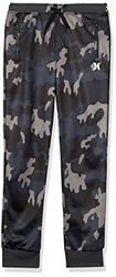 Hurley Boy's Soft Knit Jogger Pants, Grey Camo, L