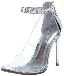 Jessica Simpson Samiyah Embellished Ankle Strap Stiletto