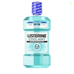 Listerine Cool Mint Alcohol-Free Mild Mouthwash