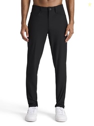 Reebok Mens 5-Pocket Voyager Oblong Pant, Tapered Slim Fit, Lightweigh