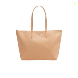 Lacoste Women's L.12.12 Concept Large Tote Bag, Tan (Smooth), One Size