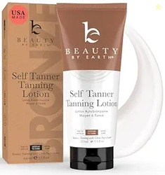 Beauty by Earth Self Tanner - USA Made with Natural & Organic Ingredie