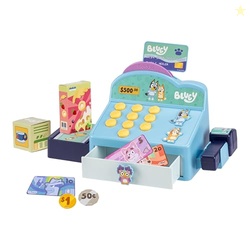 Bluey Cash Register Playset, Interactive Play Register with Detachable