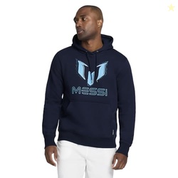 Messi Men's Lifestyle Hooded Sweatshirt, Pullover Hoodie with Drawstri