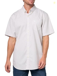 Dockers Men's Signature Shirt Short Sleeve Classic Fit with Stain Defe
