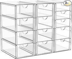 Acrylic Makeup Organizer with 13 Drawers