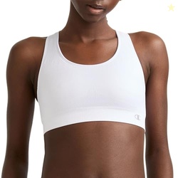 Champion Women's Freedom Seamless Racerback Sports Bra Bra, -white, Me