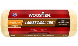 Wooster Brush R293-9 Lambswool 100 Roller Cover, 1-1/4-Inch Nap, 9-Inc