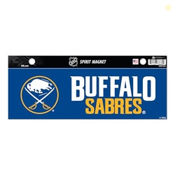 Rico Industries NHL Hockey Buffalo Sabres 4 x 10 Team Spirit Magnet - 