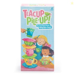 Educational Insights Teacup Pile-Up - Sequence Relay Game for Kids, Ma