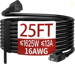 16/3 25 FT Outdoor Extension Cord