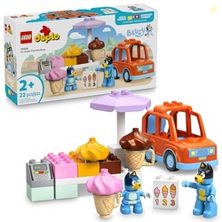LEGO DUPLO Bluey Ice Cream Trip with Bluey - Toddler Toy for Kids, Boy