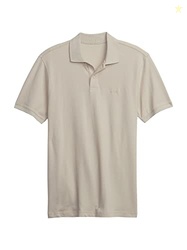 GAP Mens Logo Pique Polo Moonstone S