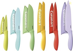 Cuisinart 12-Piece Kitchen Knife Set, Advantage Color Collection with 