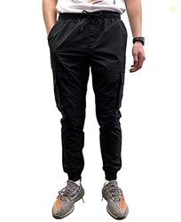 Southpole Mens Jogger Pants Tech Woven Nylon Track Pant with Cargo Poc