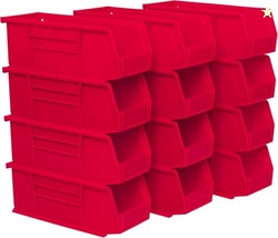 Akro-Mils 30224 AkroBins Plastic Storage Bins, Space-Saving Stackable 