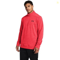 Under Armour Men's Armour Fleece Twist Quarter Zip, (713) Racer Red / 