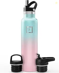 IRON FLASK Camping & Hiking Hydration Flask with Straw