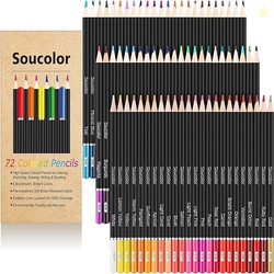 Soucolor 72-Color Colored Pencils 