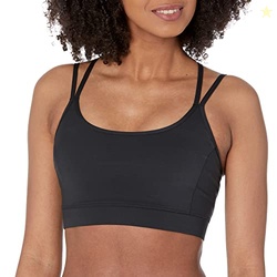 Amazon Essentials Women's Padded Comfy Sports Bra - Active Sculpt Stra