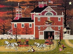 Buffalo Games - Charles Wysocki - Fire! - 1000 Piece Jigsaw Puzzle for