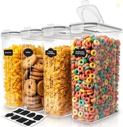 Cereal Containers Storage Set  4 Pack