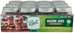 Ball Regular Mouth Mason Jars (12 Pack)