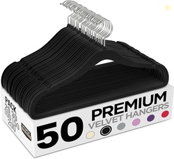 Utopia Home Velvet Hangers 50 Pack