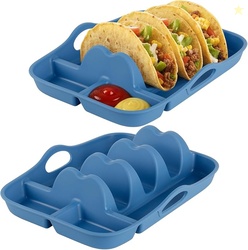2PCS Silicone Taco Holder Plates
