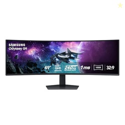 SAMSUNG 49" Odyssey G9 (G95C) Series DQHD 1000R Curved Gaming Monitor,