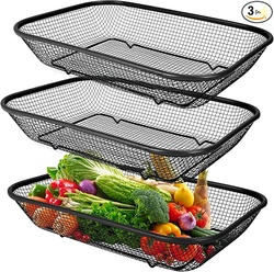 Metal Wire Fruit Basket, 3PCS 